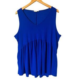 Royal Babydoll Tank Top
